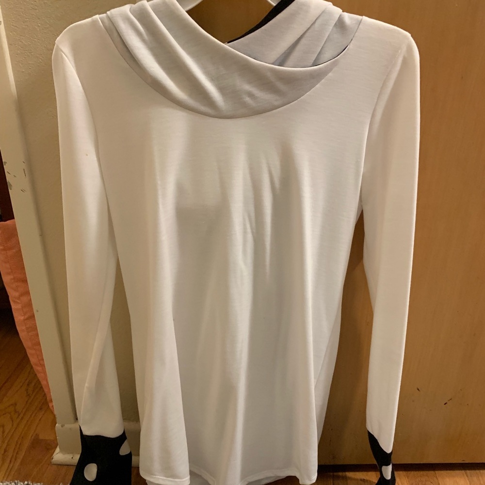 Lightweight Hoodie with Polka Dot accents